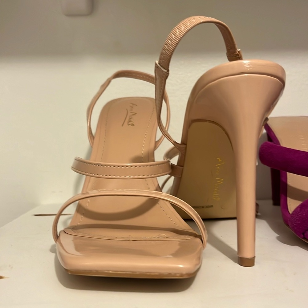 Beige heel worn once